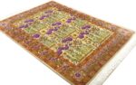 silk floral vintage tabriz persian rug 51114 side Nazmiyal