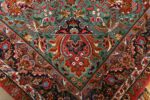 square animal motif vintage tabriz persian rug 51080 design Nazmiyal