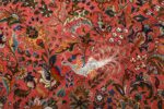 square animal motif vintage tabriz persian rug 51080 simorg Nazmiyal