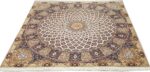 square gonbad design vintage tabriz persian rug 51075 full Nazmiyal