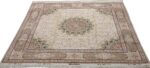 square shahsavarpour design vintage tabriz persian rug 51076 full Nazmiyal