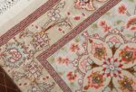 square shahsavarpour design vintage tabriz persian rug 51076 weave Nazmiyal