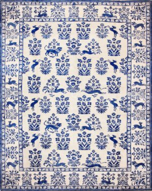 vintage animal motif indian cotton rug 49257 Nazmiyal