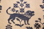 vintage animal motif indian rug 49257 boar Nazmiyal