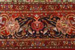 vintage animal motif tabriz persian rug 51087 border Nazmiyal