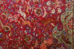 vintage animal motif tabriz persian rug 51087 deers Nazmiyal