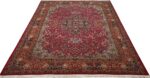 vintage animal motif tabriz persian rug 51087 full Nazmiyal