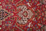 vintage animal motif tabriz persian rug 51087 top Nazmiyal