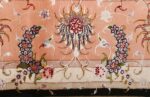 vintage animal motif tabriz persian rug 51102 bouquet Nazmiyal