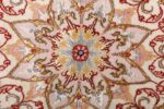 vintage animal motif tabriz persian rug 51102 center Nazmiyal