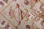 vintage animal motif tabriz persian rug 51102 cup Nazmiyal