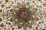 vintage animal motif tabriz persian rug 51107 field Nazmiyal