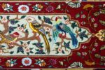 vintage animal motif tabriz persian rug 51107 woodpecker Nazmiyal