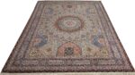vintage gonbad design tabriz persian rug 51083 full Nazmiyal