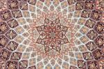 vintage gonbad design tabriz persian rug 51085 middle Nazmiyal