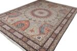 vintage gonbad design tabriz persian rug 51085 side Nazmiyal
