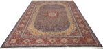 vintage gonbad design tabriz persian rug 51088 full Nazmiyal