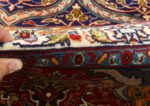 vintage gonbad design tabriz persian rug 51088 pile Nazmiyal