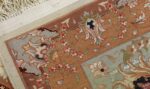 vintage ivory tabriz persian rug 51082 weave Nazmiyal