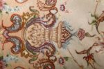 vintage ivory tabriz persian rug 51104 goldenvase Nazmiyal