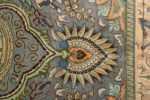 vintage pictorial tabriz persian rug 51105 buteh Nazmiyal