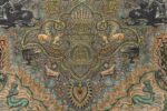vintage pictorial tabriz persian rug 51105 candle Nazmiyal