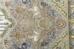 vintage pictorial tabriz persian rug 1105 design Nazmiyal