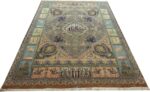 vintage pictorial tabriz persian rug 51105 full Nazmiyal
