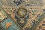 vintage pictorial tabriz persian rug 51105 pattern Nazmiyal