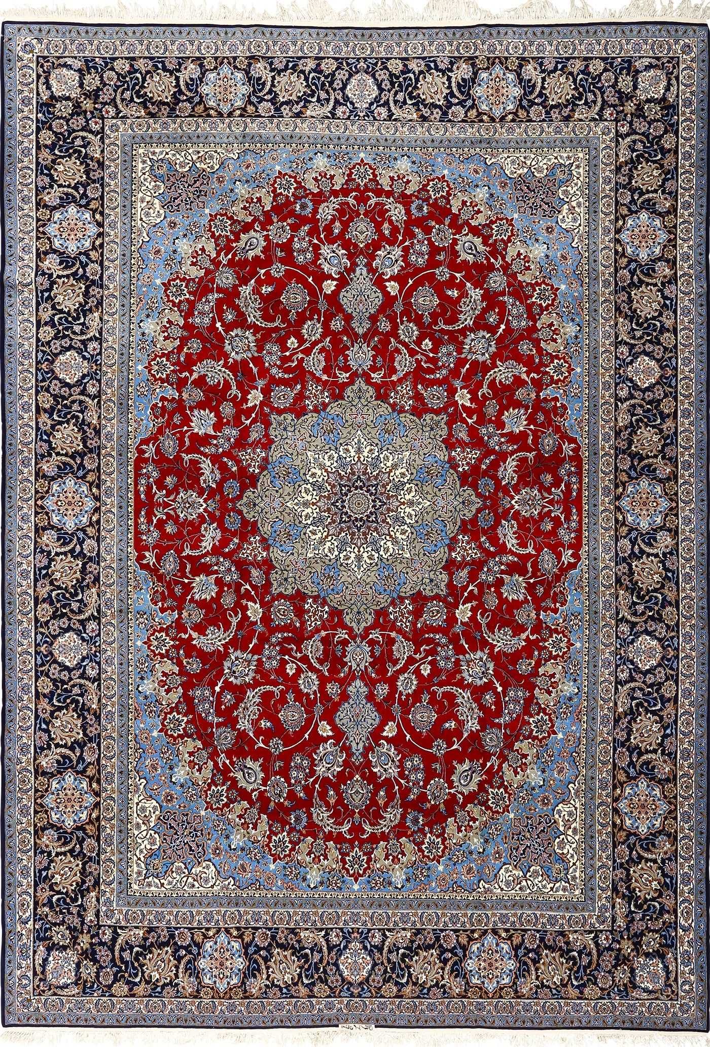Beautiful Vintage Isfahan iPersiani iRugi 51090 by Nazmiyal