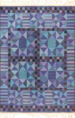 Vintage Marta Maas Fjetterstrom Swedish Rubirosa Bla Kilim 49269 from Nazmiyal Antique Rugs in NYC
