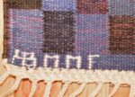 vintage scandinavian swedish kilim by marta maas 49269 signature Nazmiyal