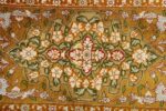 vintage silk and metallic threading souf tabriz persian rug 51112 light Nazmiyal