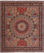 vintage tabriz persian rug 51116 Nazmiyal