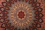 vintage tabriz persian rug 51116 center Nazmiyal
