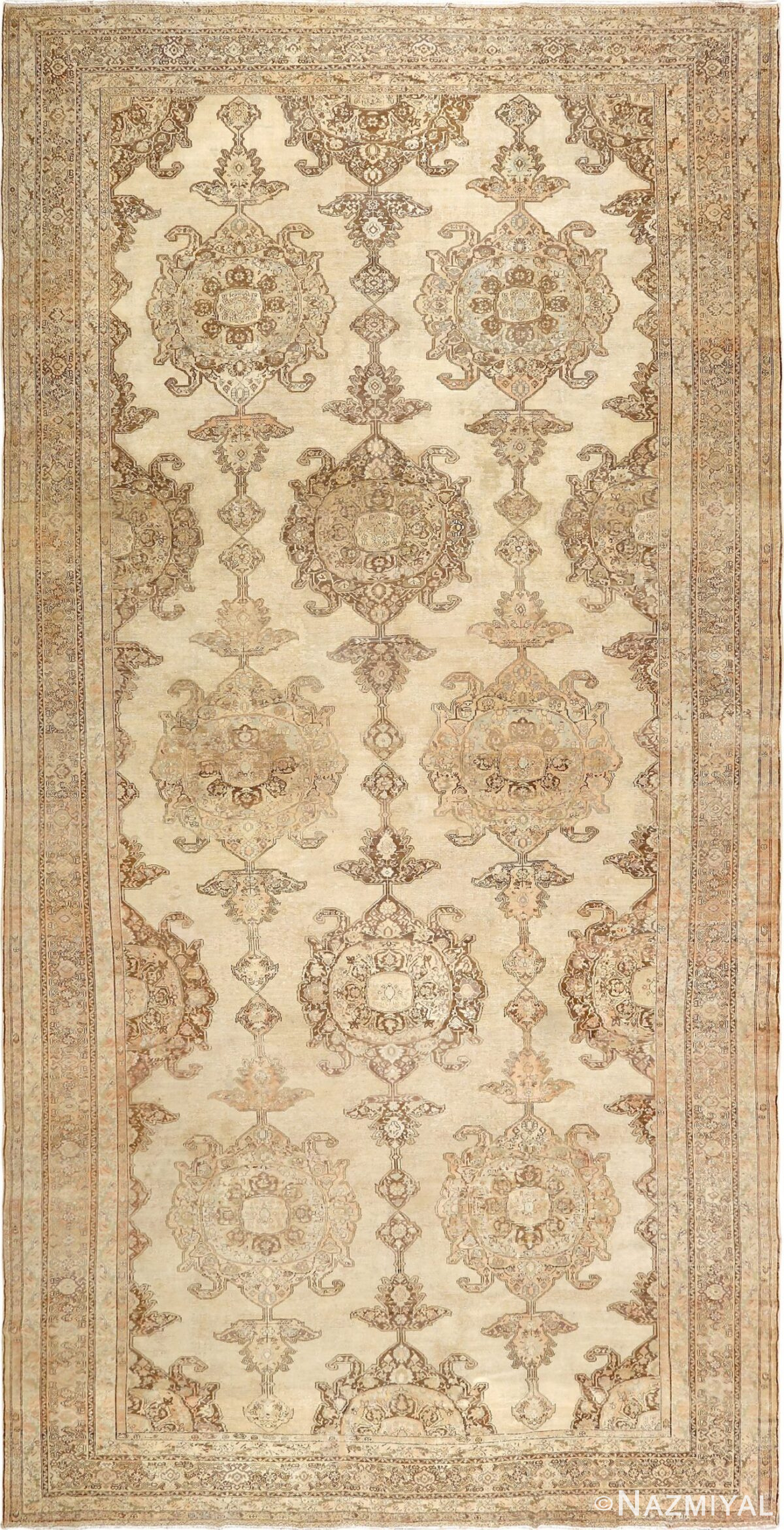 oversized antique malayer persian rug 51100 Nazmiyal
