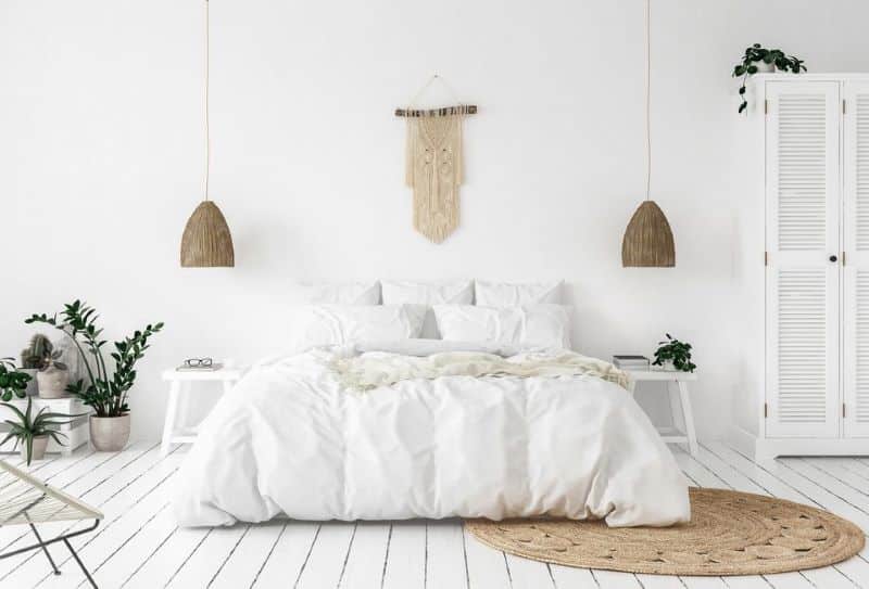 White on Off White Bedroom Nazmiyal