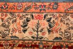 antique animal motif tehran persian rug 49303 peacock Nazmiyal