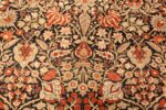 antique haji jalili tabriz persian rug 49363 flowers Nazmiyal