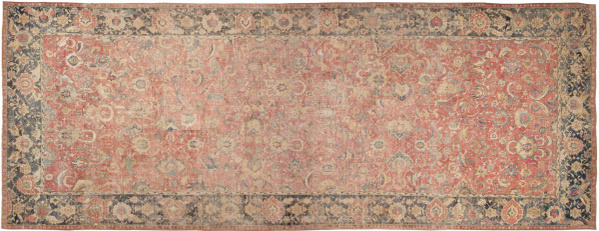 Oversized Antique 17th Century Persian Esfahan Oriental Rug, Nazmiyal Oversized Antique 17th Century Persian Esfahan Oriental Rug, Nazmiyal