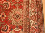 antique red sultanabad persian rug 49337 border Nazmiyal