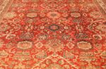 antique red sultanabad persian rug 49337 full Nazmiyal
