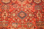 antique red sultanabad persian rug 49337 middle Nazmiyal