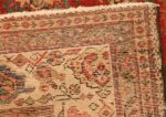 antique red sultanabad persian rug 49337 weave Nazmiyal