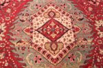 antique red tabriz persian rug 49348 center Nazmiyal