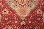 antique red tabriz persian rug 49348 down Nazmiyal