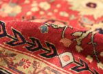 antique red tabriz persian rug 49348 pile Nazmiyal
