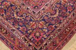 antique silk kashan persian rug 49316 design Nazmiyal