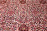 antique silk kashan persian rug 49316 field Nazmiyal