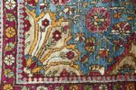 antique silk mohtasham kashan persian rug 51168 design Nazmiyal